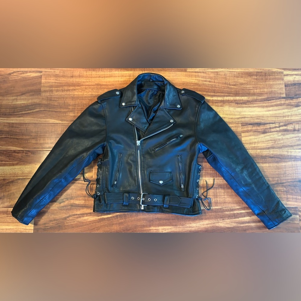 Interstate Leather - Black Retro Jacket - image 4
